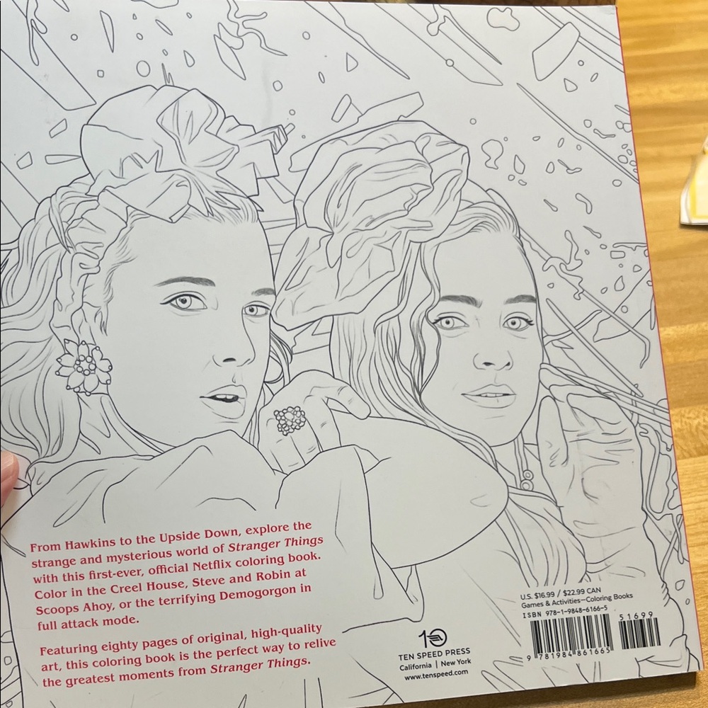 #0931+ Stranger Things Official Coloring Book - Picture 9 of 16
